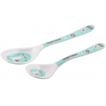 CANPOL MELAMINOVE LYZICKY 2KS 9M+ EXOTIC ANIMALS TYRKYSOVE