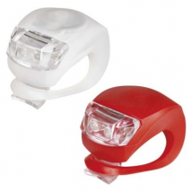Emos LED svietidlo na bicykel silikónové, 2 ks (biele + červené) P3921