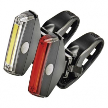 Emos LED COB svietidlo na bicykel P3922, sada 2 ks (biele + červené)