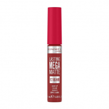 Rimmel Lasting Mega Matte 16H tekutý rúž 500 Fire Starter, 7,4 ml
