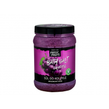 Body Tip Soľ do kúpeľa Fresh Fruits hrozno, 1500 g