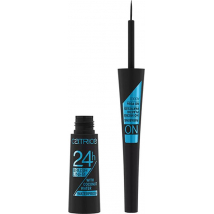 Catrice 24h Brush Liner Waterproof tekutá očná linka 010 Ultra Black