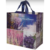 Nákupná taška PP laminát, 35 × 35 × 20 cm / 24 l, mix vzorov