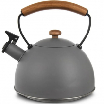 ČAJNÍK NEREZ WOODEN 2.9L PÍŠŤALKA
