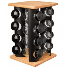 KORENIČKA SKLO/PLAST 16KS + STOJAN DREVO/KOV