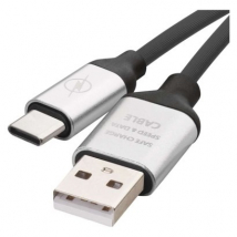 Emos Nabíjací a dátový kábel USB-A 2.0 / USB-C, 1 m, čierny