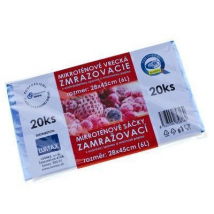 Lumax Vrecká do mrazničky 6 l, 28x45 cm, 20 ks