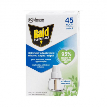 Raid Essentials elektrický odparovač proti komárom + náplň, 45 nocí