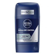 Nivea Men Derma Dry Control Maximum antiperspirant stick, 50 ml