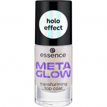 Essence Meta Glow transforming top coat, holo efekt