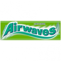 Airwaves Lime & Ginger žuvačky bez cukru, 14 g