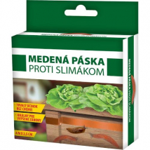 MEDENÁ PÁSKA NA SLIMÁKY 4 M × 2,5 CM