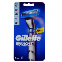 Gillette Mach3 Turbo pánsky holiaci strojček, 1 ks + 1 náhradná hlavica