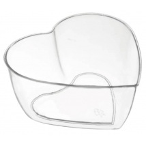 POHÁRIK NA DEZERTY SRDCE PLAST 0,12 L 6 KS