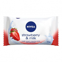 Nivea Tuhé mydlo Strawberry & Milk, 90 g