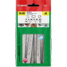 Klimas Rámová hmoždinka so skrutkou KPR-FAST-K, 10 × 100 mm, 6 ks