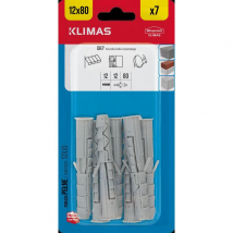 Klimas Hmoždinka univerzálna BKP 12 x 80 mm, 7 ks