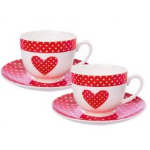 HRNČEK + PODŠÁLKA BODKA 0,28L 2KS