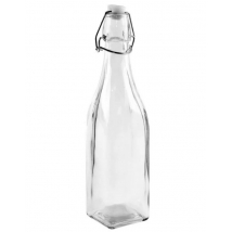 FĽAŠA SKLO/KOV CLIP UZÁVER 1L