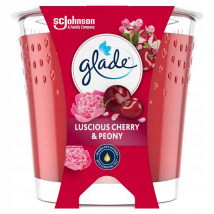 Glade Vonná sviečka Luscious Cherry & Peony, 112 g