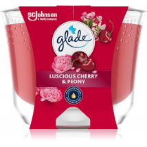 Glade Vonná sviečka Luscious Cherry & Peony, 204 g