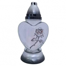 KAHANEC SKLENENÝ SRDCE SILVER ATS1 30 H