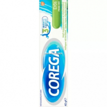 Corega Extra silný fixačný krém na zubné náhrady, svieža príchuť, 40 g
