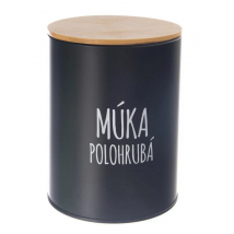 DÓZA PLECH/BAMBUS PR.13CM MÚKA POLOHRUBÁ