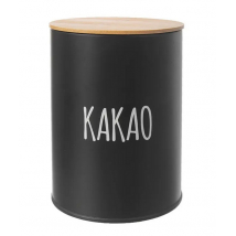 DÓZA PLECH/BAMBUS PR.11CM KAKAO