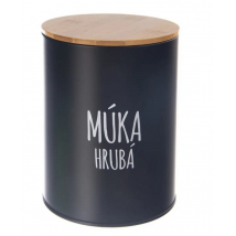 DÓZA PLECH/BAMBUS PR.13CM MÚKA HRUBÁ