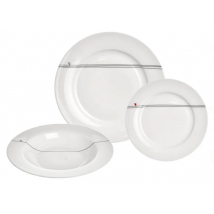 SADA JEDÁLENSKÁ PORCELÁN SRDIEČKA OKRÚHLA 18 KS