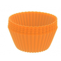 FORMA SILIKÓN KOŠIČEK MUFFINY 12KS ORANŽOVÁ