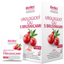 HERBEX CAJ PREMIUM UROLOGICKY S BRUSNICAMI FORTE 20X1,5G