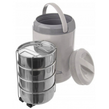 OBEDÁR TERMOOBAL NEREZ/UH 4X0,8 L PRIEMER 20 CM