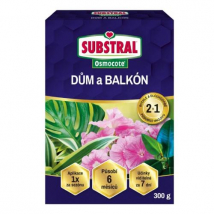 SUBSTRAL HNOJIVO DOM A BALKÓN 300 G – 6 MESIACOV