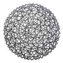 PRESTIERANIE PAPIER PRIEMER 35 CM ČIERNA