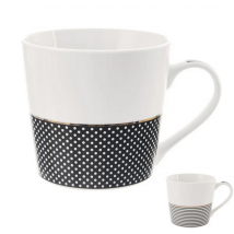 HRNČEK PORECELÁN ZLATÁ LINKA 0,43L MIX