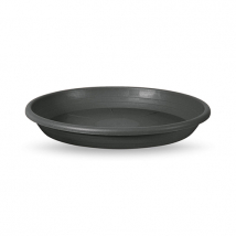 Podložka pod kvetináč Cilindro, priemer 28 cm, antracit