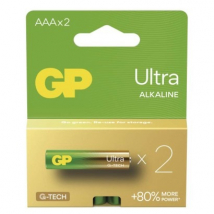 GP Ultra Alkalická batéria AAA, 2 ks