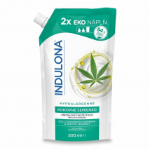 Indulona Tekuté mydlo náhradná náplň Konopné semienko, 500 ml