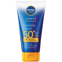 NIVEA SUN PROTECT & MOUISTURE MLIEKO OF50+ INVISIBLE 150ML