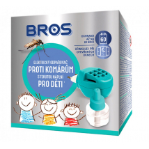 BROS ELEKTRICKÝ ODPAROVAČ PROTI KOMÁROM + TEKUTÁ NÁPLŇ PRE DETI 40 ML