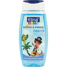 Elina Kids Sprchový gél a šampón 2v1 Pirátsky ostrov, 250 ml