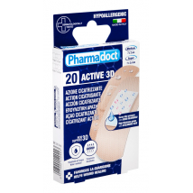 Pharmadoct Active 3D náplasti s kyselinou hyalurónovou, 20 ks