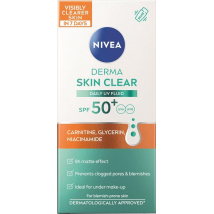 NIVEA DERMA SKIN CLEAR UV FLUID SPF50+ 40ML