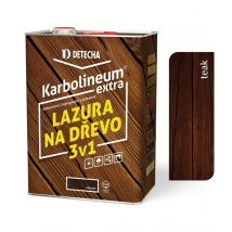 Detecha Karbolineum Extra lazúra na drevo 3v1 teak, 8 kg