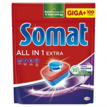 Somat All in 1 Extra tablety do umývačky riadu, Giga+ 100 ks
