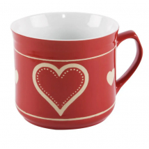 HRNČEK KERAMICKÝ VERAK VELKE SRDCE 0,5L