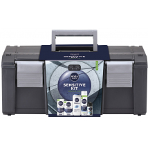 KAZETA NIVEA SENSITIVE KIT TOOLBOX SPRCHOVÝ GÉL 250ML + ROLL ON 50ML + GÉL NA HOLENIE 200ML + VODA PO HOLENÍ 100ML + KRÉM 75ML