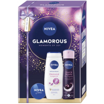 KAZETA NIVEA GLAMOROUS SPRCHOVÝ GÉL 250ML + ANTIPERSPIRANT 150ML + KRÉM 30ML